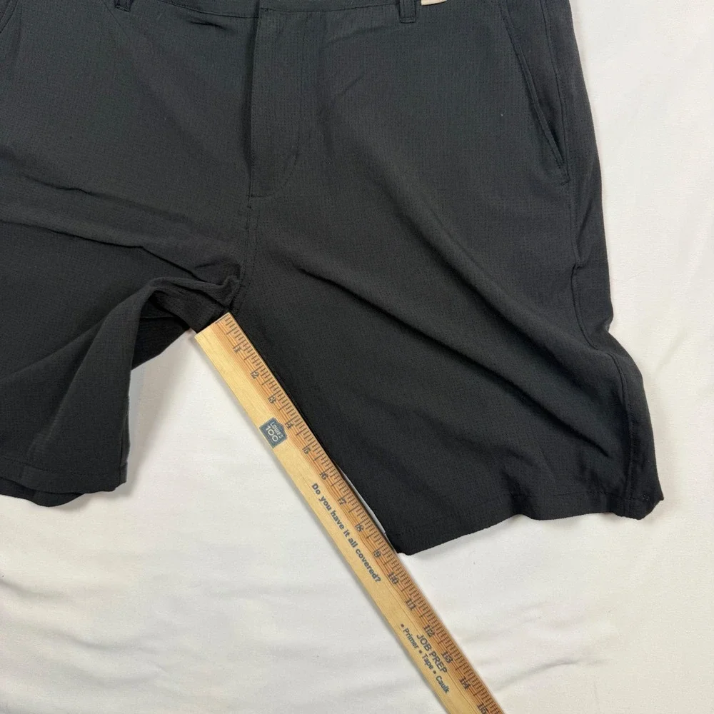 Linksoul Mens Black Boardwalker Golf Shorts Size 33 Stretch LS6170 Regular Fit